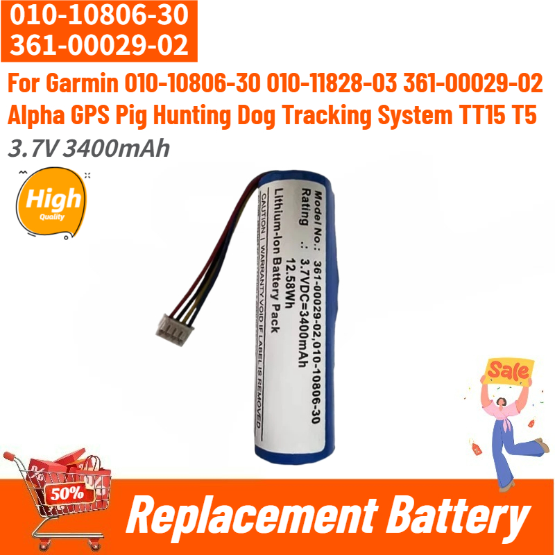 Pet Gps Tracker Collar - 010-10806-30 361-00029-02 High Quality Battery 3400mAh
