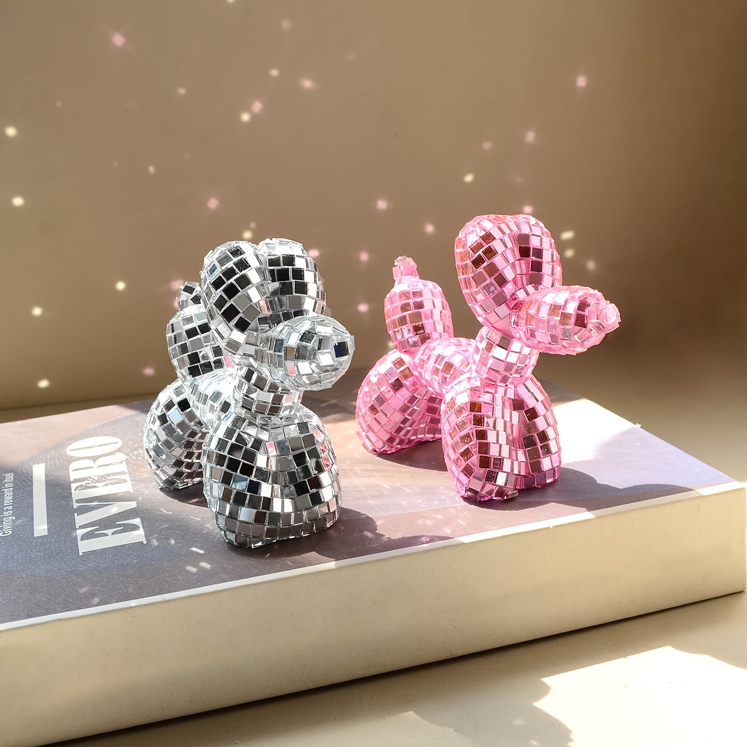 1pc Disco Mirror Balloon Puppy - Pet Supplies Discount recension och pris