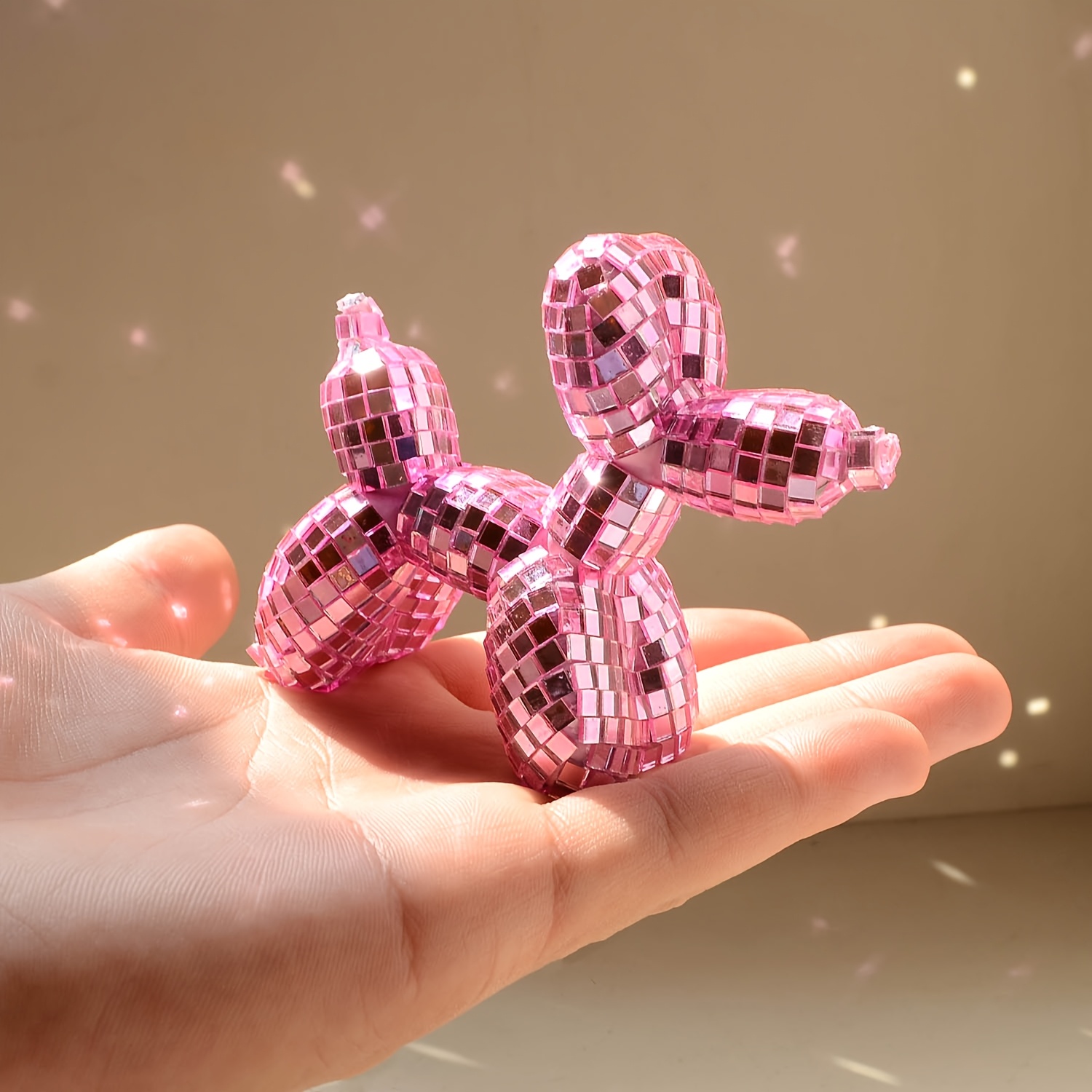1pc Disco Mirror Balloon Puppy - Pet Supplies Discount recension och pris