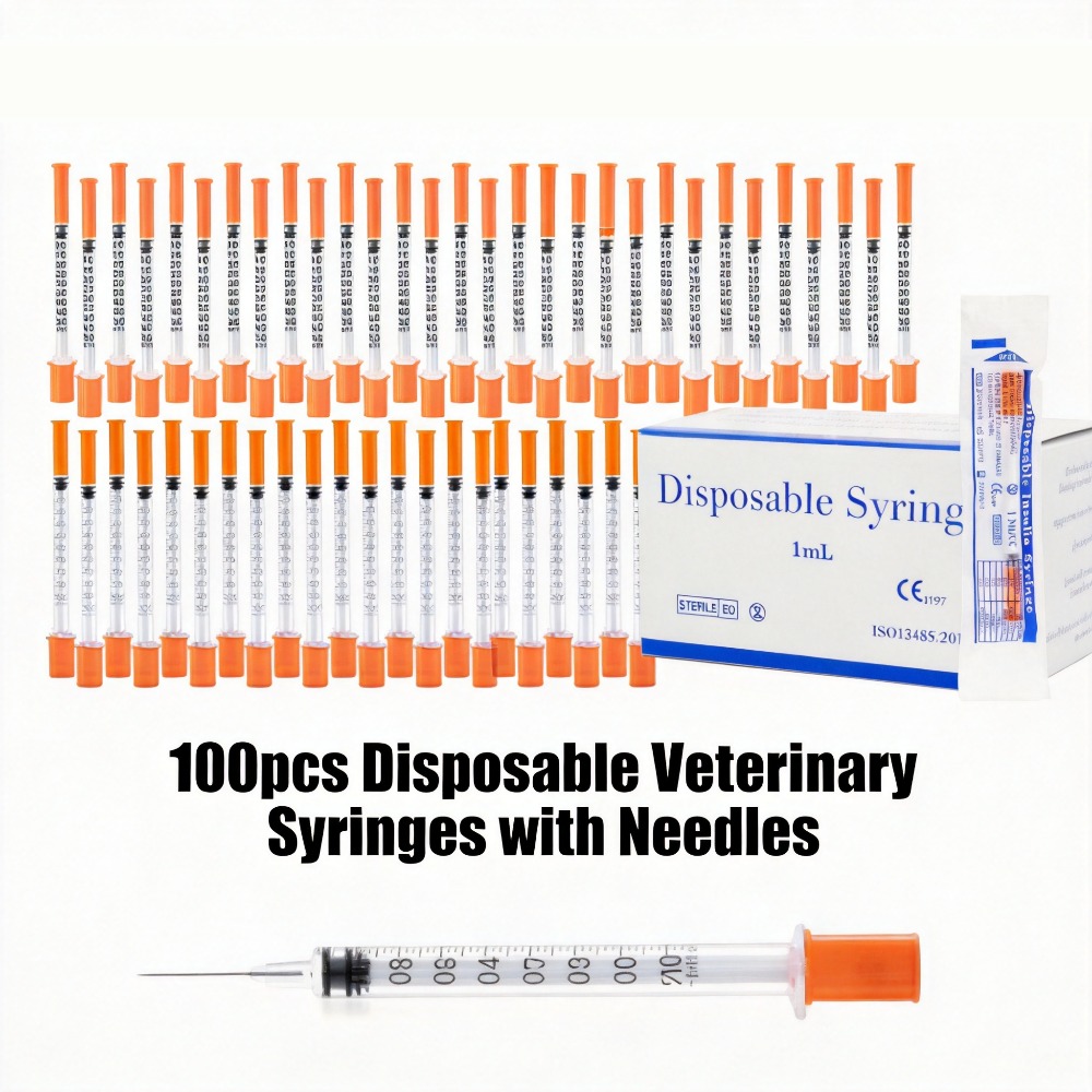 100pcs Disposable Syringe1ml 0 - Pet Supplies Discount recension och pris