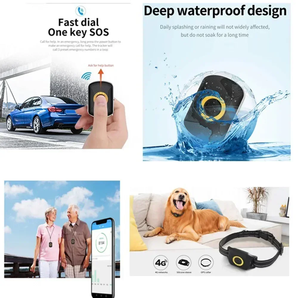 4G GPS Tracker Waterproof Pet  - Pet Gps Tracker Collar recension och pris